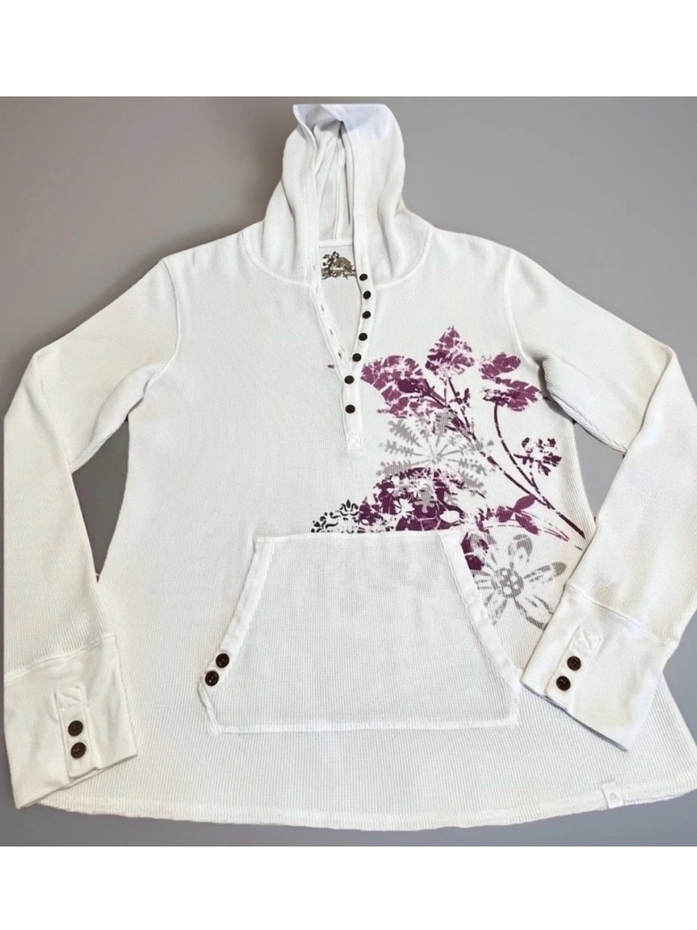 NIKE ACG FIT Thermal Hoodie Shirt Top - floral, pocket, hood, lightweight